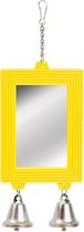 Espelho para Passaro 14CM Amarelo - Pawise Mirror With Bell 49570PW