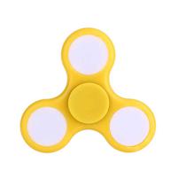Spinner Fidget Anti Stress LED Amarelo
