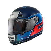 Capacete MT Helmets Jarama Baux D7 - Fechado - Tamanho M - Azul