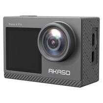 Camera de Video Akaso Brave 4 Pro Camera de Acao Esportiva 20MP / Full HD 4K/ 5X Zoom / 2 Baterias / EIS2 - Preto