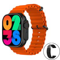 Smartwatch G-Tide S2 Pro de 2.02" com Bluetooth/IP67 - Black/Orange
