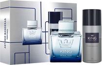Kit Perfume Antonio Banderas King Of Seduction Edt 100ML + Deodorant 150ML
