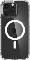 Capa Spigen iPhone 15 Pro Max ACS06450 Magfit Crystal Hybrid - White/Transparente