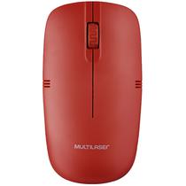 Mouse Sem Fio Multilaser MO289 Ate 1.200 Dpi - Vermelho