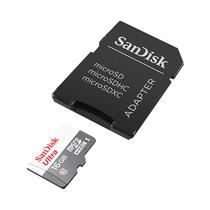 Cartao de Memoria Sandisk Ultra SDSQUNS-016G-GN3MA - 16GB - Micro SD com Adaptador - 80 MB/s