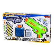 Pistola de Gel Ball Soft Gun 2 Em 1 / Balas de Eva / Balas de Agua - Verde Claro