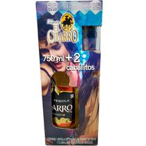 Tequila Charro Reposado 750ML Pack Vasitos  7593801130210