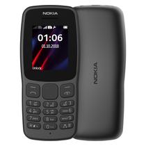 Celular Nokia 106 TA-1190 Single Sim Tela 1.8" - Preto Cinza