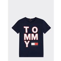Camiseta Tommy Hilfiger Infantil Masculino M/C KB0KB05428-CBK-03 08 Black Iris