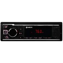 Toca Radio Automotivo Mox MO-R2026 com Bluetooth / USB / Aux / SD / FM - Preto
