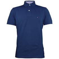 Camiseta Tommy Hilfiger Polo Masculino 0867802698-403 XXL Azul Marinho