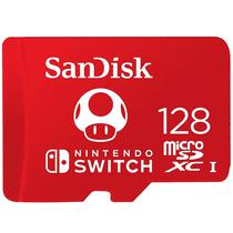 Cartao Microsd 128GB Sandisk Nintendo Switch SDSQXAO-128G-GNCZN Ate 100MB/s