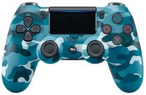 Controle Sem Fio Play Game Dualshock para PS4 - Azul Camuflado
