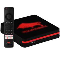TV Box Tourobox Pro 4K Uhd com 2/ 16GB Wi-Fi/ Bluetooth/ Android/ Bivolt - Preto/ Vermelho