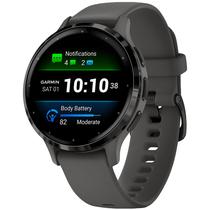 Smartwatch Garmin Venu 3S 010-02785-00 com Tela DE1.2"/ Bluetooth/ GPS/ 5 Atm - Pebble Gray/ Slate