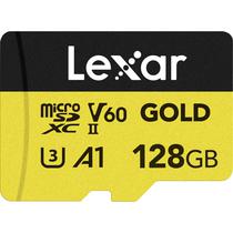 Cartão de Memória Micro SD Lexar Professional Gold 280 MB/s-100 MB/s C10 128 GB (LMSGOLD128G-BNNNG)