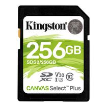 Cartao de Memoria Kingston Canvas Select Plus - 256GB - SD - 100MB/s