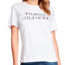 Camiseta Tommy Hilfiger Feminina WW0WW26778-YBR-00 M White