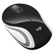 Mouse Optico Sem Fio Logitech M187 USB de 1.000 Dpi - Preto/Branco