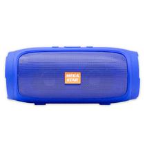 Speaker / Caixa de Som Portatil Megastar HYJ181BTIIA Bluetooth / USB / FM / SD Card - Azul