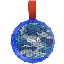 Caixa de Som Quanta QTSPB50 Portatil Bluetooth/IPX6/5W - Azul Camo