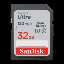 Cartao de Memoria Micro SD Sandisk Ultra 32GB 120MB/s C10 - SDSDUN4-032G-GN6IN