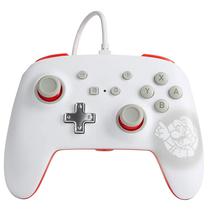 Controle Powera Super Mario 1518385-01 para Nintendo Switch com Cabo (3 Metros) - Branco/Vermelho