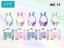 Fone BT Luo ME-15 Headphone Wireless Roxo/Pink