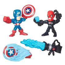 Boneco Hasbro Marvel B6689 Captain America VS. Iron Skull