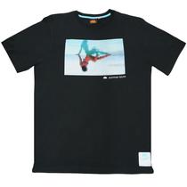 Camiseta Sundek Summer Blurs M864TEJ78S8 Tamanho L Masculino - Preto