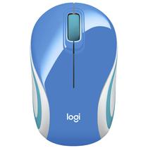 Mouse Sem Fio Logitech M187 - Azul (910-005360)