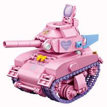Miniatura de Montar Loz - Tank Turn Pink 1118