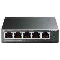 Hub Switch TP-Link TL-SG105PE Easy Smart 5 Portas / 4 Port Poe+ / 65W - 10/ 100/ 1000MBPS