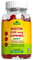 Alfa Vitamins Biotin 5000MCG Gummies (60 Gummies)