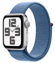 Apple Watch Se 2 MRE33LL/A Caixa Aluminio 40MM - Prata Loop Esportiva Azul