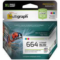 Cartucho de Tinta Multigraph XL Pro 664 21ML - Tricolor