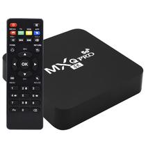 Receptor Digital TV Box MXQ Pro 4K 5G 32GB/ 256GB/ Iptv/ Wifi/ HDMI/ USB/ Lan/ Android 11.1 Preto