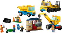 Lego City Construction Trucks And Wrecking Ball Crane - 60391 (235 Pecas)