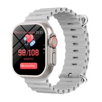 Relogio Smartwatch Inteligente S8 Ultra Max 49MM com Bluetooth - Silver