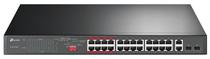 Hub Switch TP-Link TL-SL1226P Gigabit de 24 Portas 10/100 MBPS + 2 Portas