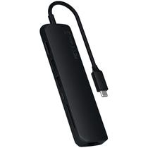 Hub USB-C Satechi Slim Multi-Port ST-UCSMA3K com USB-C/ HDMI/ RJ-45/ USB/ Leitor Microsd/ SD - Black