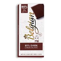 Barra Chocolate Belgian Amargo 85% Cacau 100G