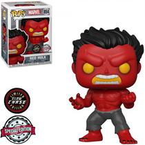 Funko Pop Chase Marvel - Red Hulk 854 Glows In The Dark