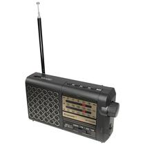 Radio Portatil Ecopower EP-F222BS - USB/Aux - AM/FM - Bluetooth - Preto