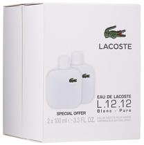 Kit Perfume Lacoste L.12.12. Blanc Edt 100MLX2 - Masculino