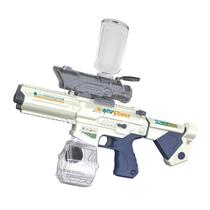 Pistola de Agua Electric Water Gun 9001-1 / Bateria Recarregavel - Branco/Azul