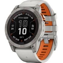 Relogio Smartwatch Garmin Fenix 7X Pro Sapphire Solar 51 MM - Cinza/Laranja (010-02778-17)