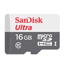 Cartão de Memória Micro SD Sandisk Ultra 80 MB/s C10 com Adaptador 16 GB