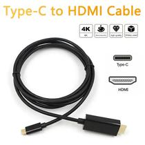 Tipo-C USB Type-C A Cabo HDMI HDTV 4K 30HZ para Samsung para Galaxy Note 8 9 S10 - Mais Cabo USB C HDMI 1.8M