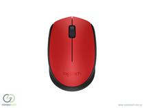 Mouse Wireless Logitech M170 Vermelho Preto